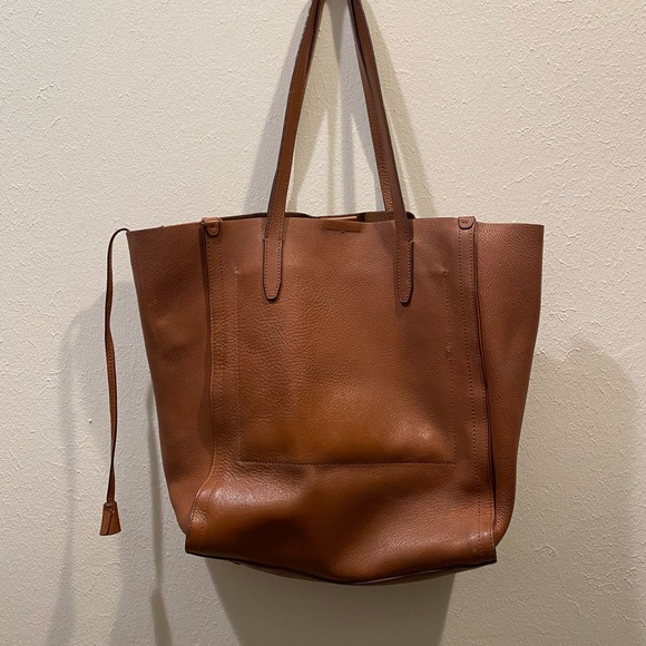 J. Crew Leather Tote Bag - Picture 2 of 4